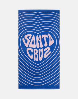 Balloon Heart Towel by Santa Cruz