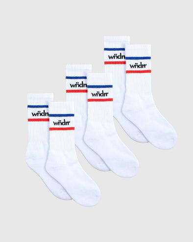 Challenger Socks 3Pk by Wndrr