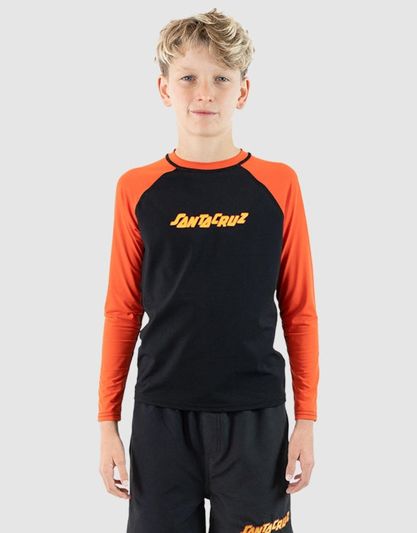 Craft Strip Front LS Rash Guard by Santa Cruz