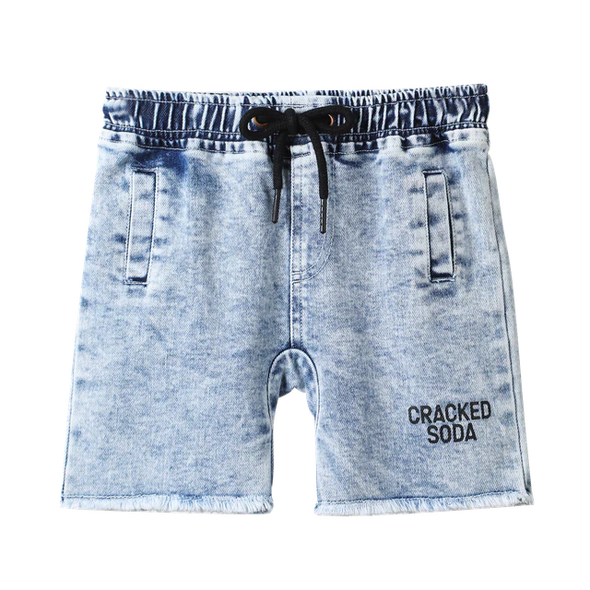 Dustin Denim Short by Cracked Soda