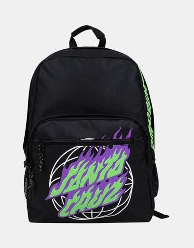 Global Flame Dot Backpack by Santa Cruz