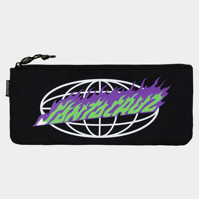 Global Flame Strip Pencil Case by Santa Cruz