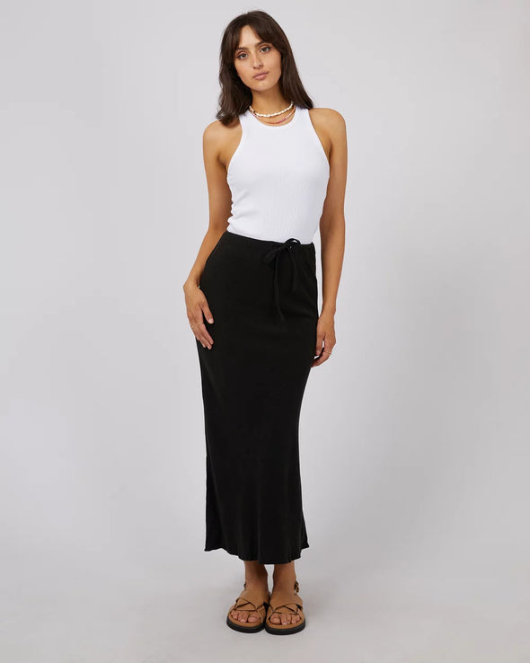 Luxe Linen Maxi Skirt by All About Eve