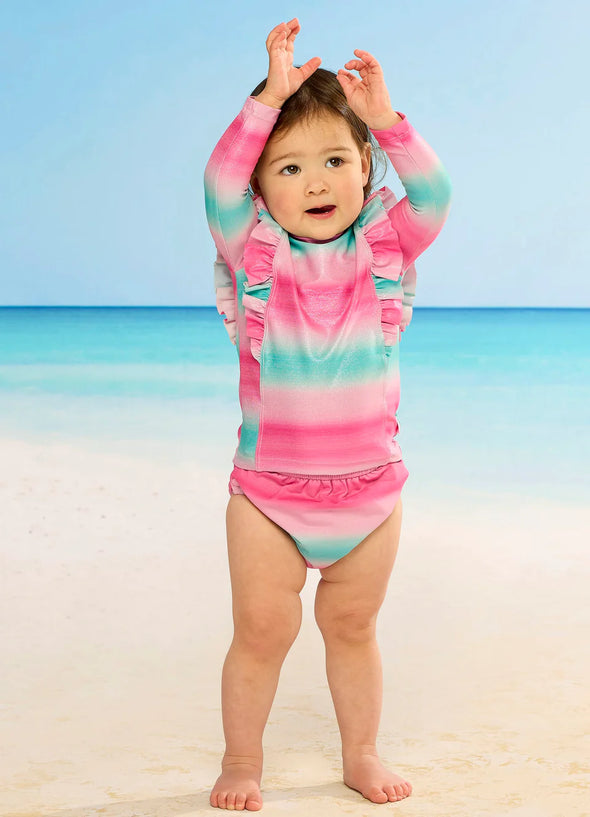 Girls Ombre Lurex Rash Set by Seafolly