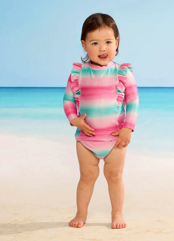 Girls Ombre Lurex Rash Set by Seafolly