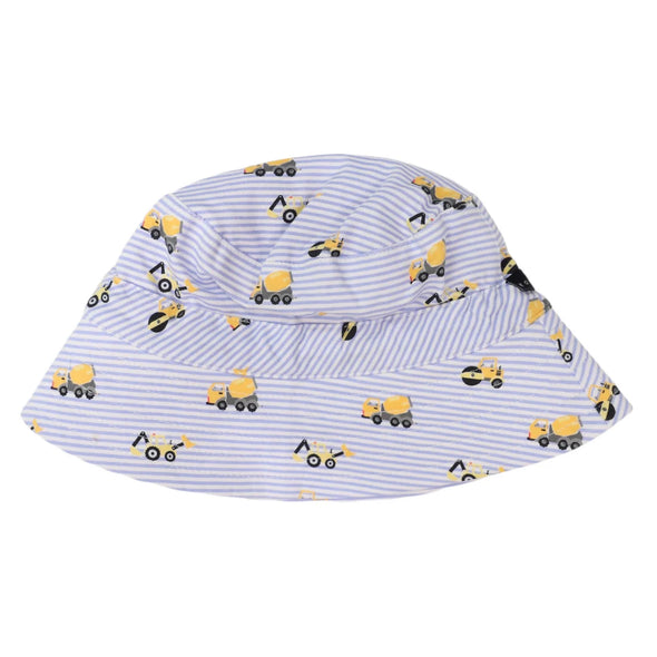 Trucks and Diggers Cotton Sun Hat by Korango