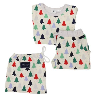 Cotton PJs Xmas Tree Print by Korango