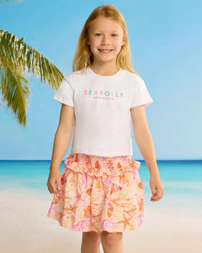 Girls Yardage Shirred Skirt by Seafolly