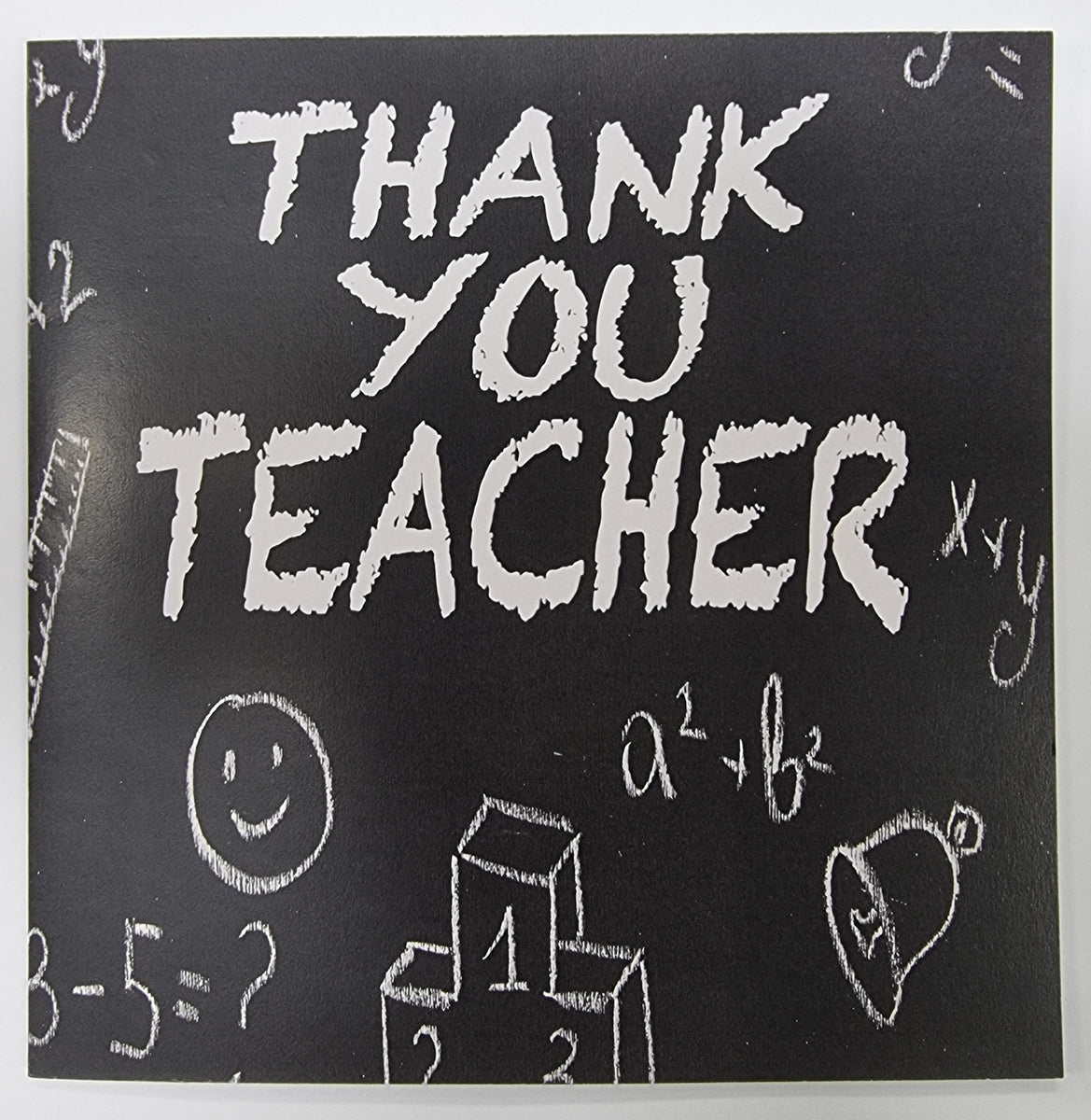 Teacher card chalkboard – Innocence and Attitude